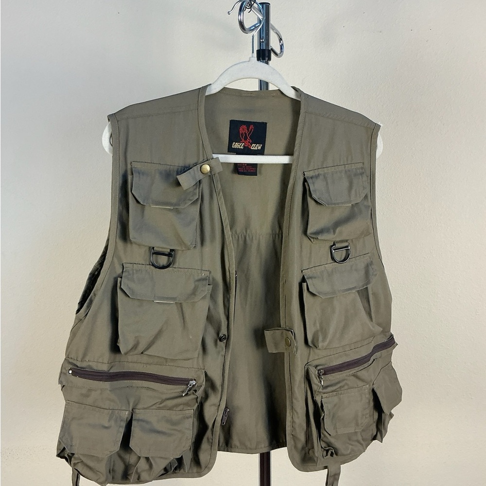 Eagle Claw Khaki Utility Vest